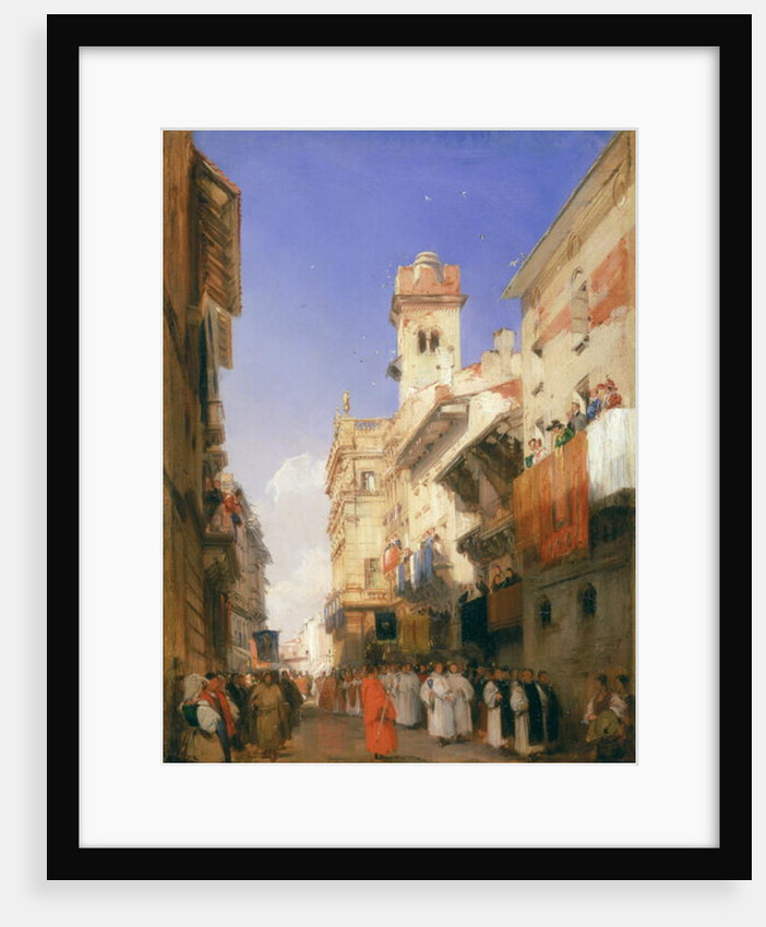 Corso Sant'Anastasia, Verona by Richard Parkes Bonington