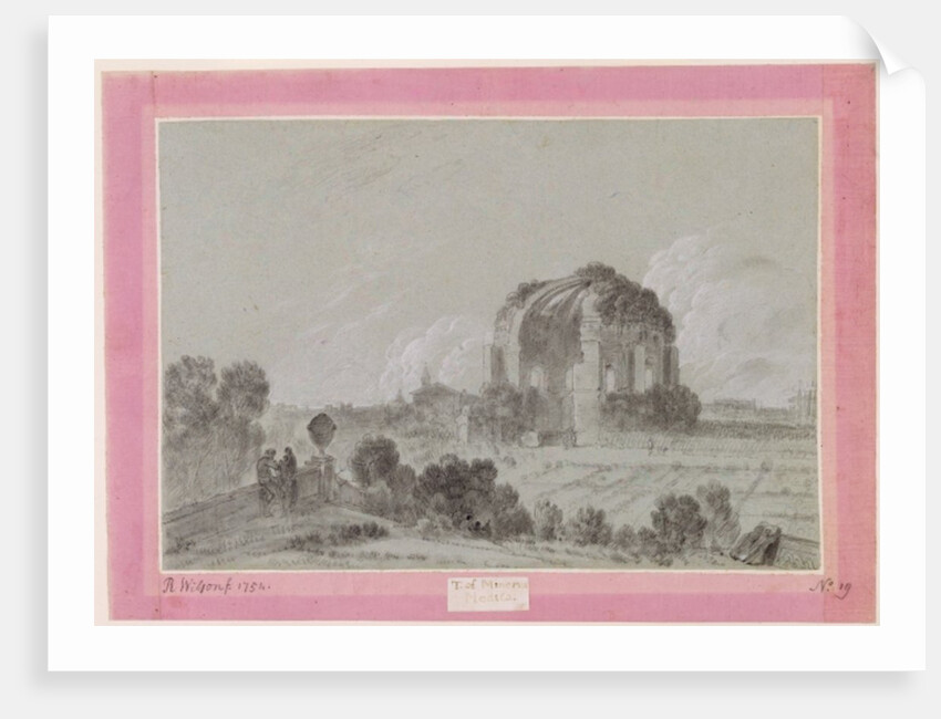 Temple of Minerva Medici, Rome, 1754 by Richard Wilson