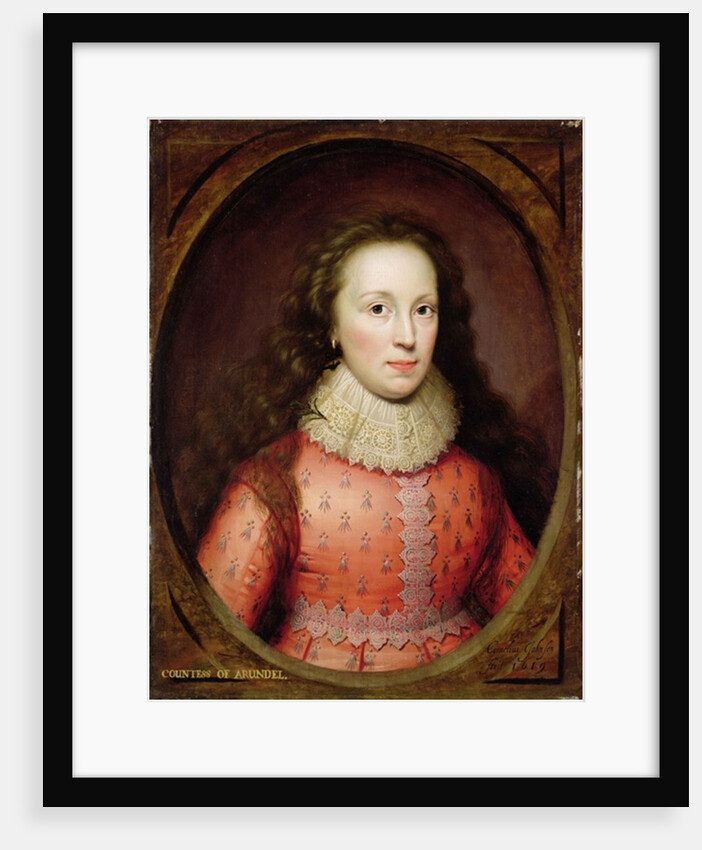 Portrait of a Woman, traditionally identified as the Countess of Arundel, 1619 by Cornelius Janssen van Ceulen