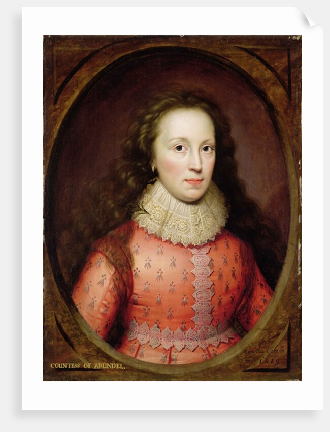 Portrait of a Woman, traditionally identified as the Countess of Arundel, 1619 by Cornelius Janssen van Ceulen