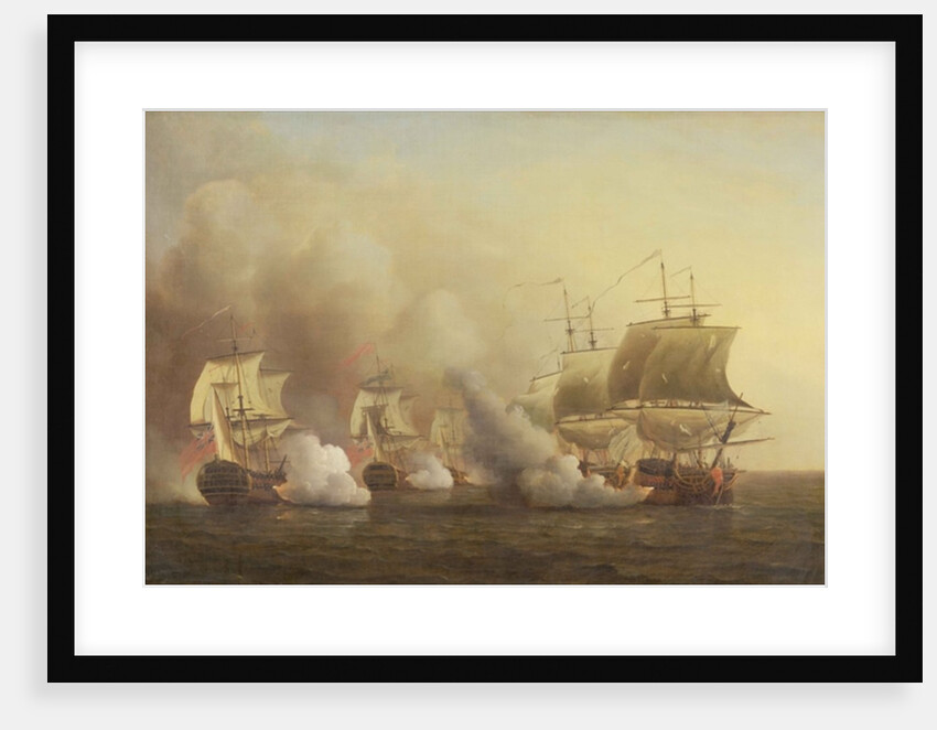 Action Off the Cape of Good Hope, March 9th, 1757 by Samuel Scott