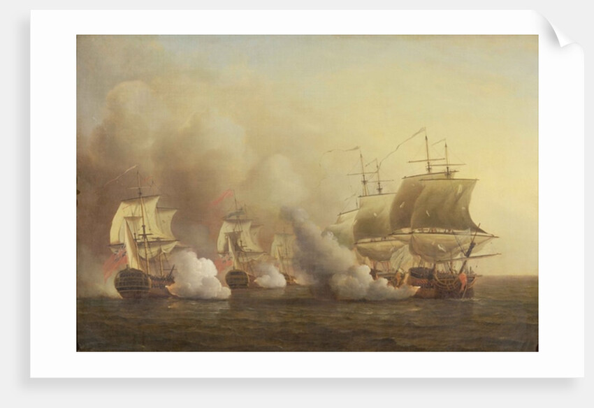 Action Off the Cape of Good Hope, March 9th, 1757 by Samuel Scott