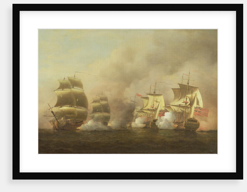 Action Off the Cape of Good Hope, March 9th, 1757 by Samuel Scott