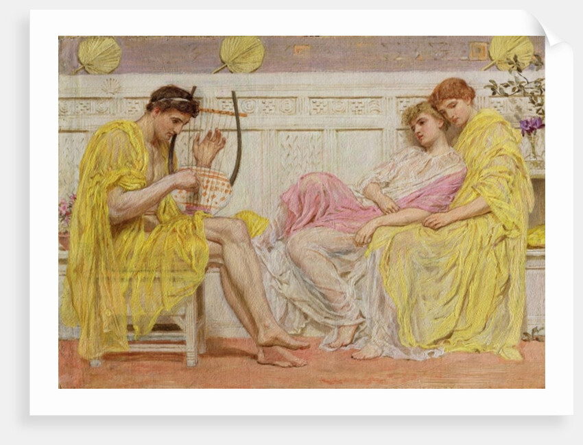 A Musician, c.1867 by Albert Joseph Moore