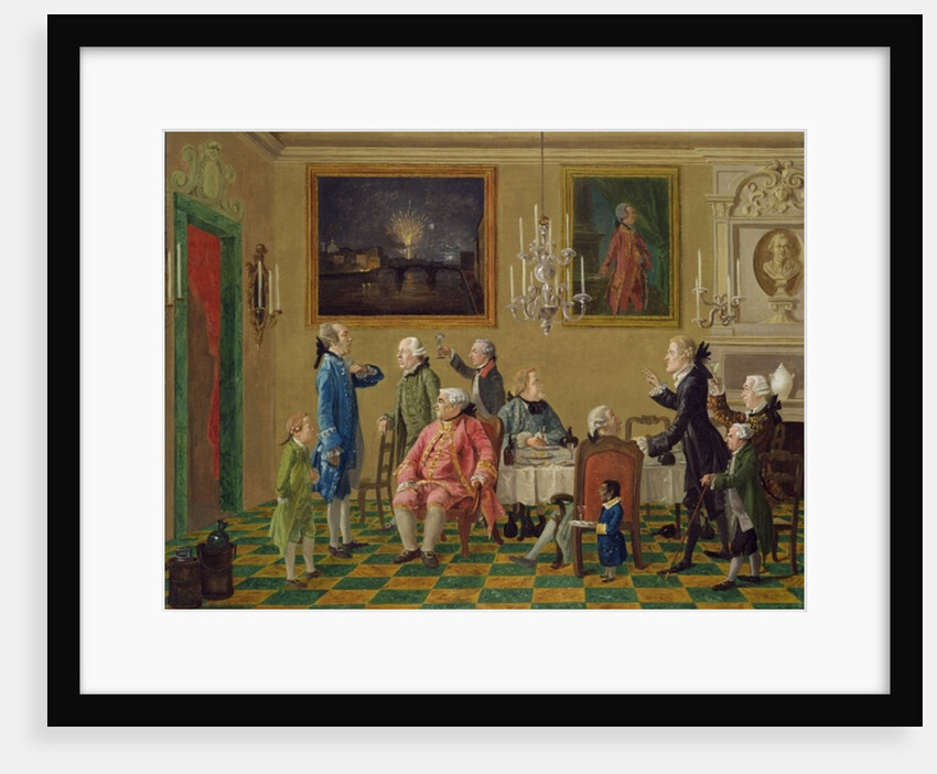 British gentlemen at Sir Horace Mann's home in Florence, c.1763-65 by Thomas Patch