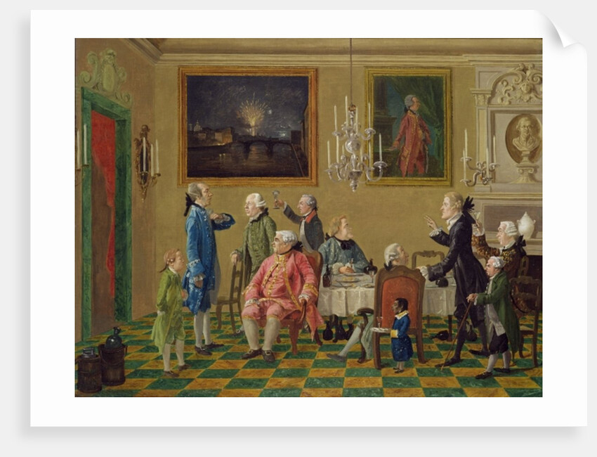 British gentlemen at Sir Horace Mann's home in Florence, c.1763-65 by Thomas Patch