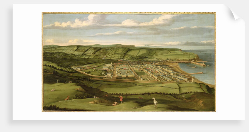 Whitehaven, Cumbria, Showing Flatt Hall, c.1730-35 by Matthias Read