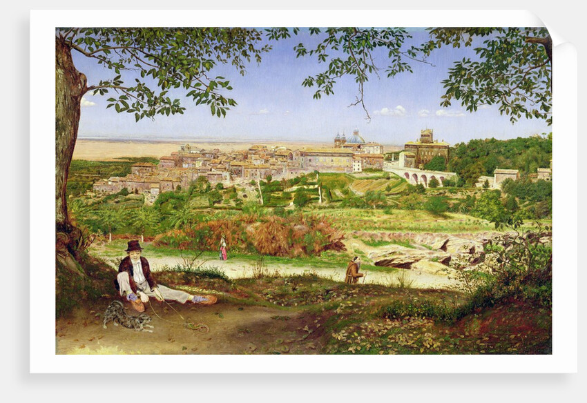 Ariccia, Italy, 1860 by John William Inchbold