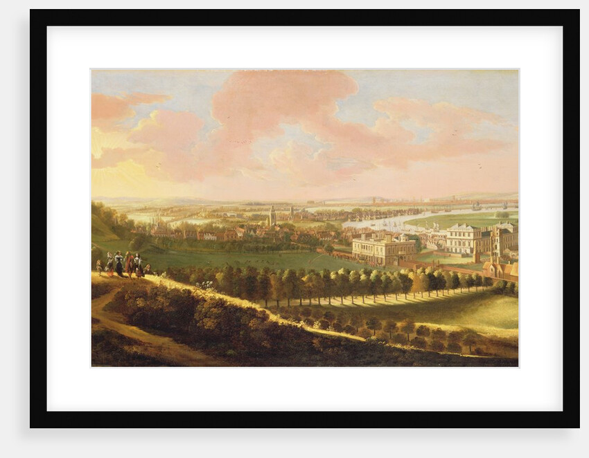 London from Greenwich Hill, c.1680 by English School