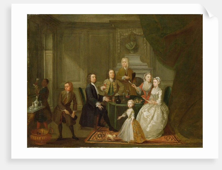 Group Portrait, Probably of the Raikes Family, c.1730-32 by Gawen Hamilton