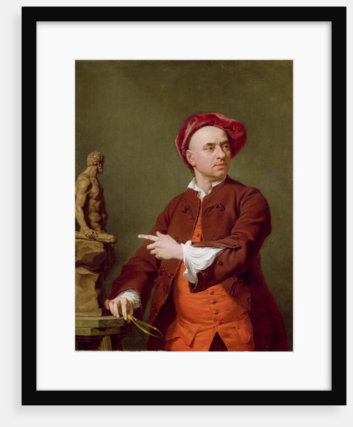 John Michael Rysbrack Modelling his Terra-Cotta Statue of Hercules, 1753 by Andrea Soldi