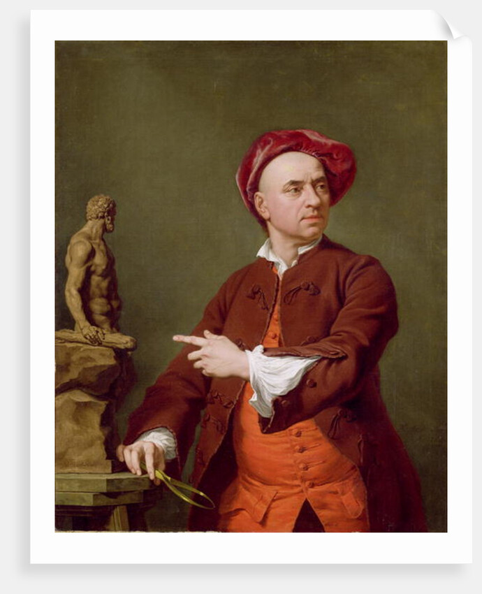 John Michael Rysbrack Modelling his Terra-Cotta Statue of Hercules, 1753 by Andrea Soldi