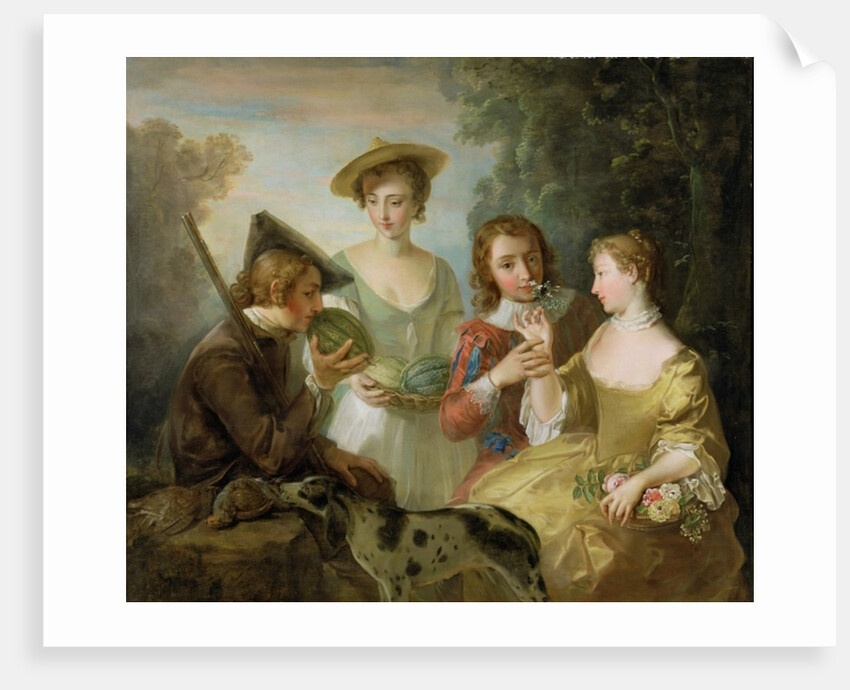 The Sense of Smell, c.1744-47 by Philippe Mercier