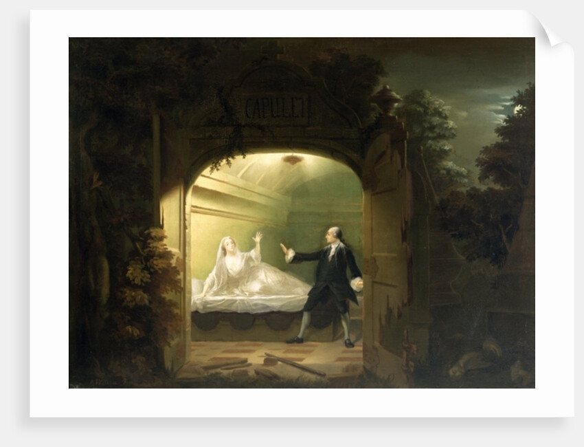 David Garrick and George Anne Bellamy in Romeo and Juliet, 1753 by Benjamin Wilson