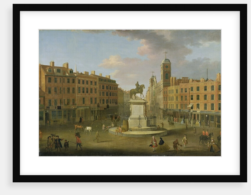Charing Cross, with the Statue of King Charles I and Northumberland House, c.1750 by Joseph Nickolls
