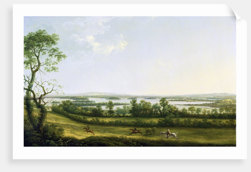 Lough Erne from Knock Ninney, with Bellisle in the Distance, County Fermanagh, Ireland, 1771 by Thomas Roberts