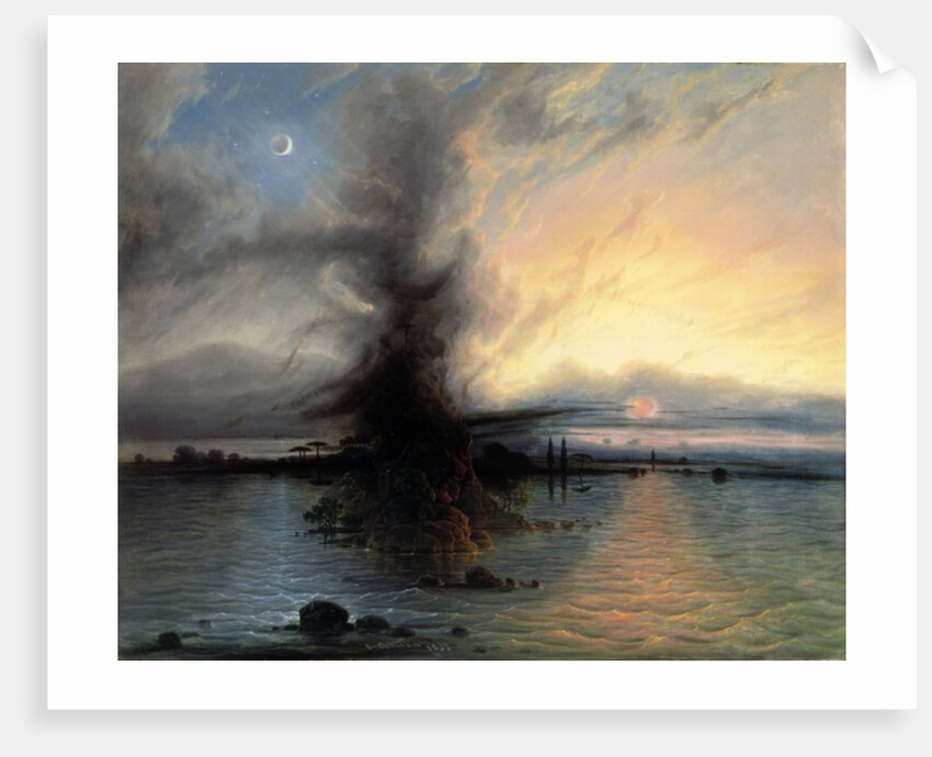 The Rock of Salvation, 1837 by Samuel Colman