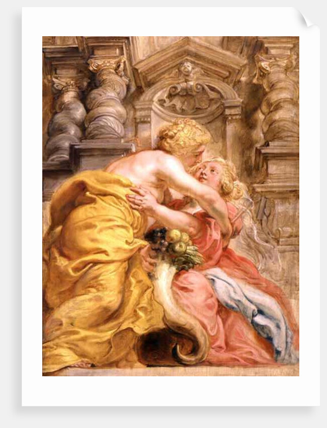 Peace Embracing Plenty, 1633-34 by Peter Paul Rubens
