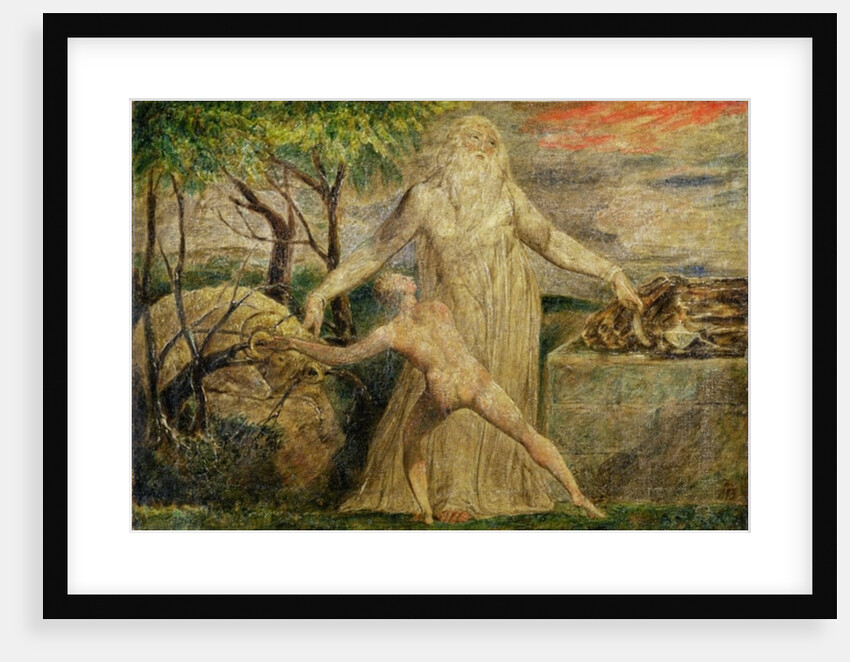 Abraham and Isaac, 1799-1800 by William Blake