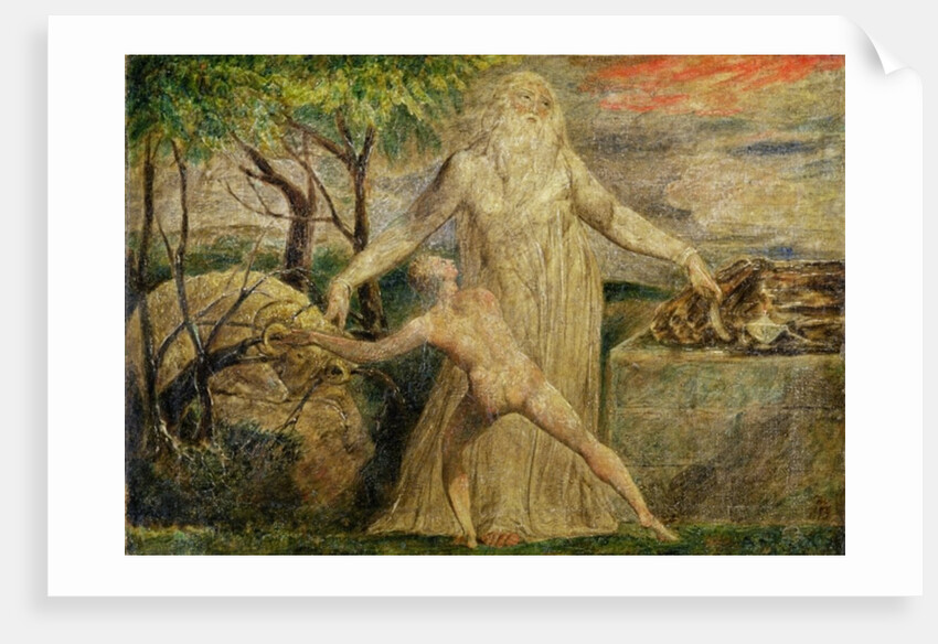 Abraham and Isaac, 1799-1800 by William Blake