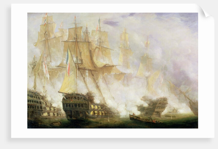 The Battle of Trafalgar, c.1841 by John Christian Schetky