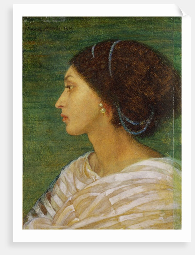 Head of a Mulatto Woman, 1861 by Joanna Boyce Wells