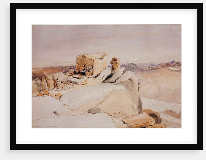 The Summit of Mount Sinai or Jebel Musa, 1840 by Edward Thomas Daniell