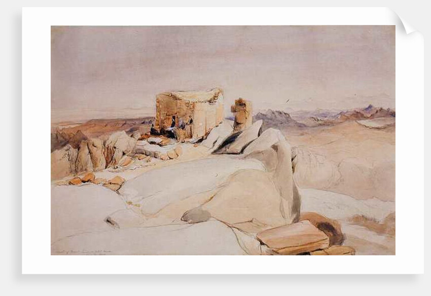The Summit of Mount Sinai or Jebel Musa, 1840 by Edward Thomas Daniell