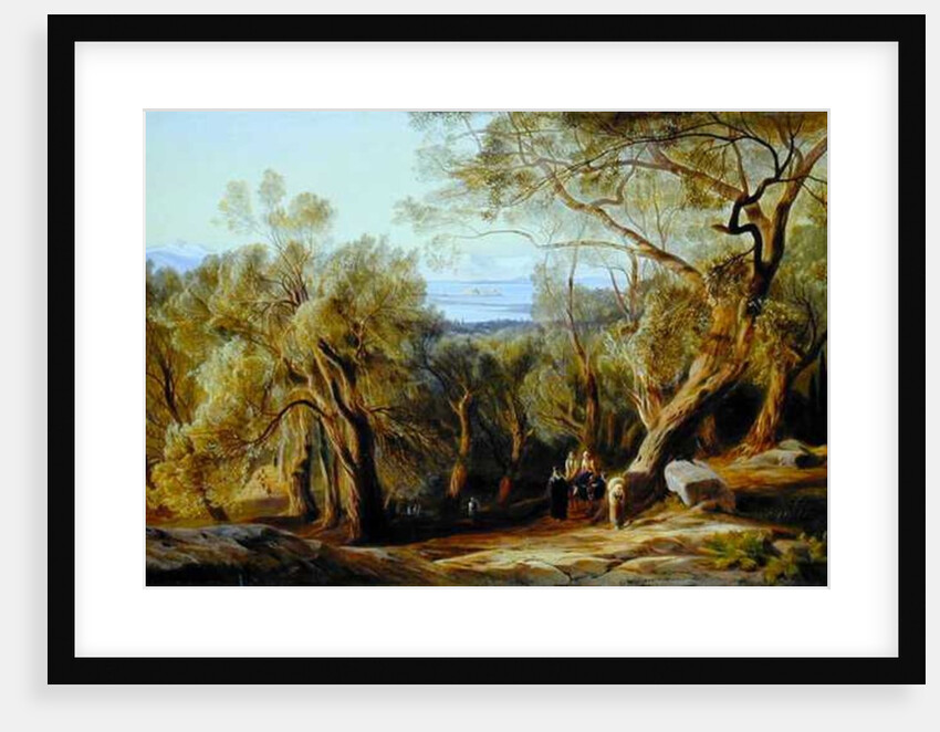 Corfu from Santa Decca, 1862 by Edward Lear