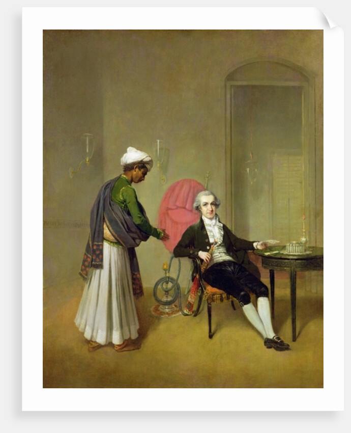 A Gentleman, possibly William Hickey, and his Indian Servant, c.1785 by Arthur Devis