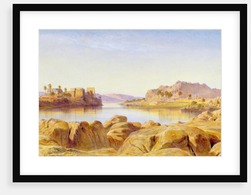Philae, Egypt, 1863 by Edward Lear