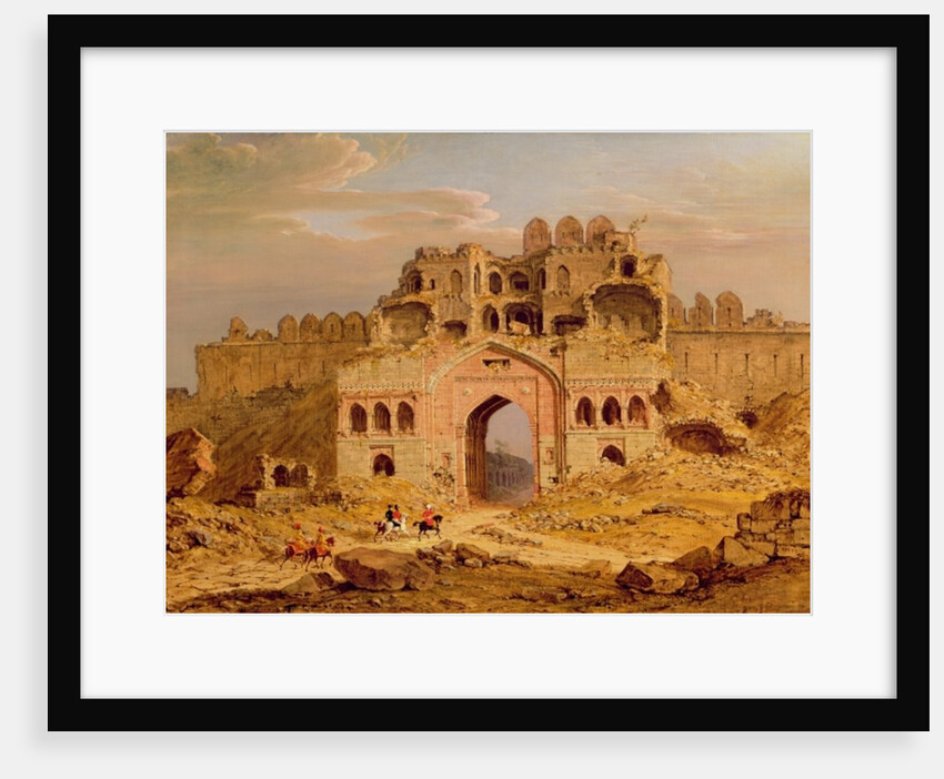 Inside the Main Entrance of the Purana Qila, Delhi, 1823 by Robert Smith