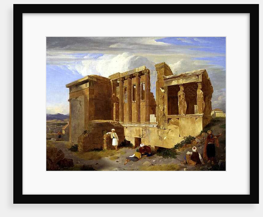 The Erechtheum, Athens, with Figures in the Foreground, 1821 by Charles Lock Eastlake