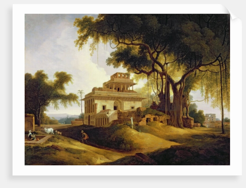 Ruins of the Naurattan, Sasaram, Bihar, 1811 by Thomas Daniell