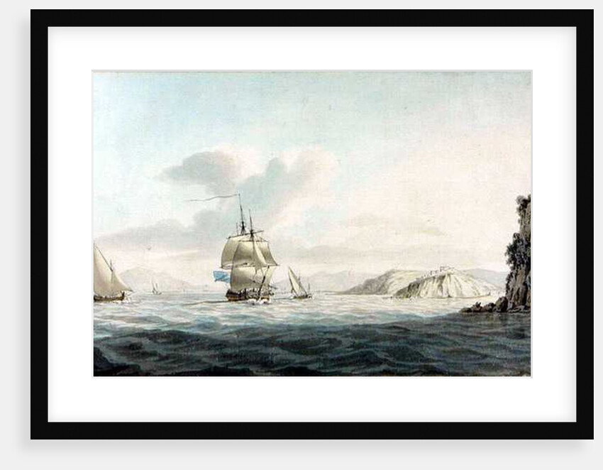 Agropoli, The Temples of Paestum, and the Bay of Salerno by Dominic Serres