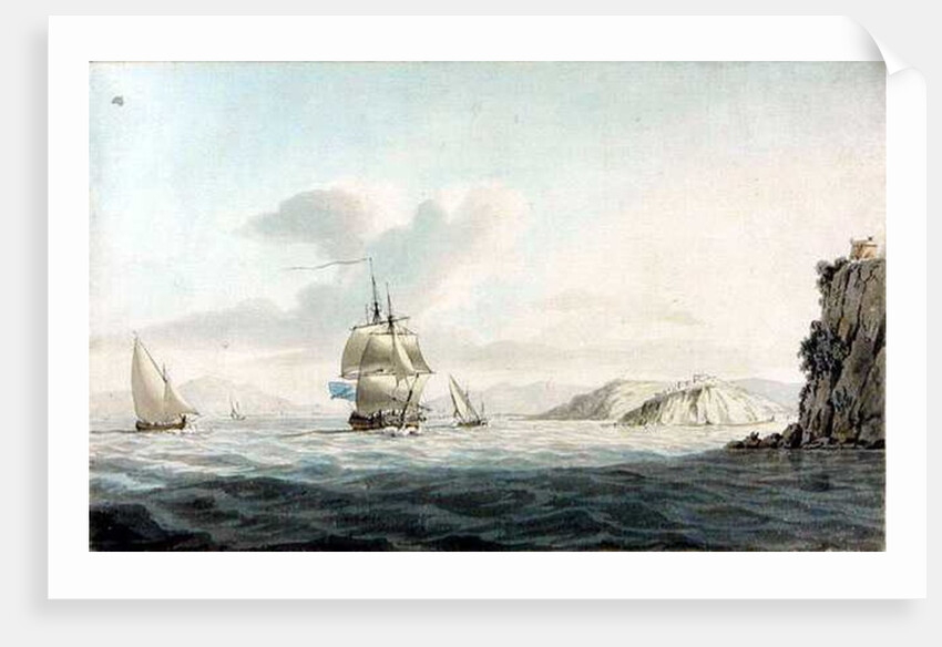 Agropoli, The Temples of Paestum, and the Bay of Salerno by Dominic Serres