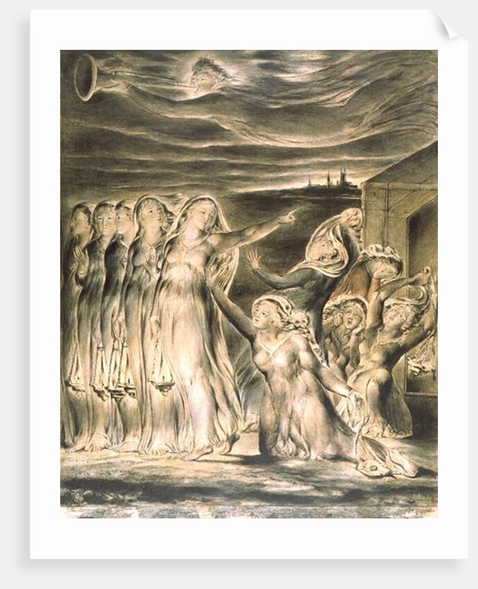 The Wise and Foolish Virgins, c.1822 by William Blake