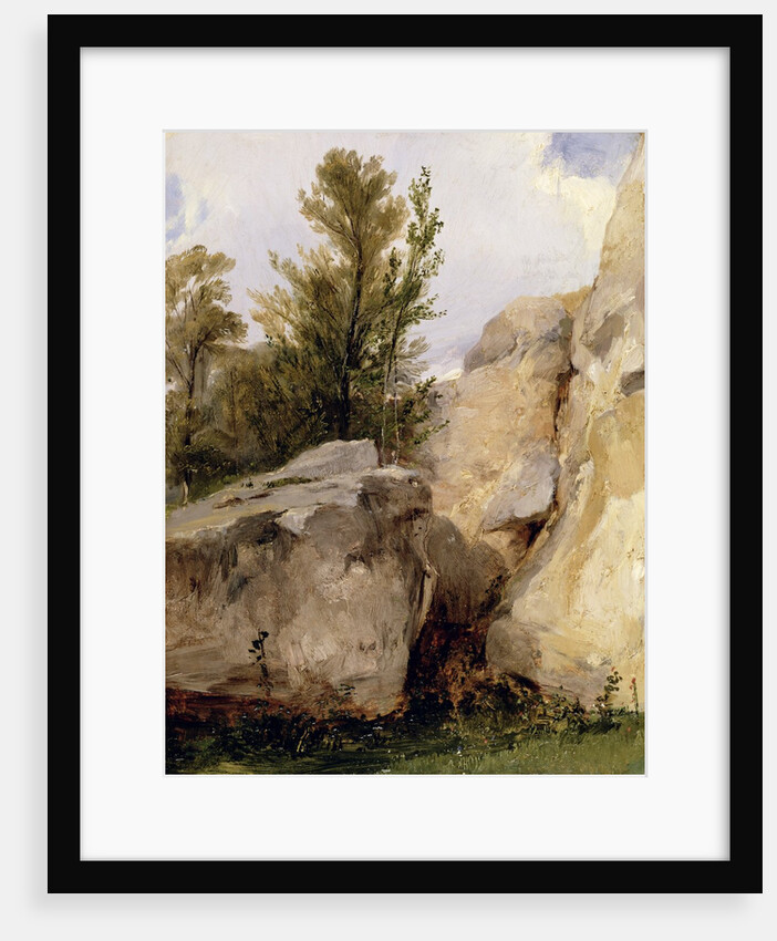 In the Forest of Fontainebleau, c.1825 by Richard Parkes Bonington
