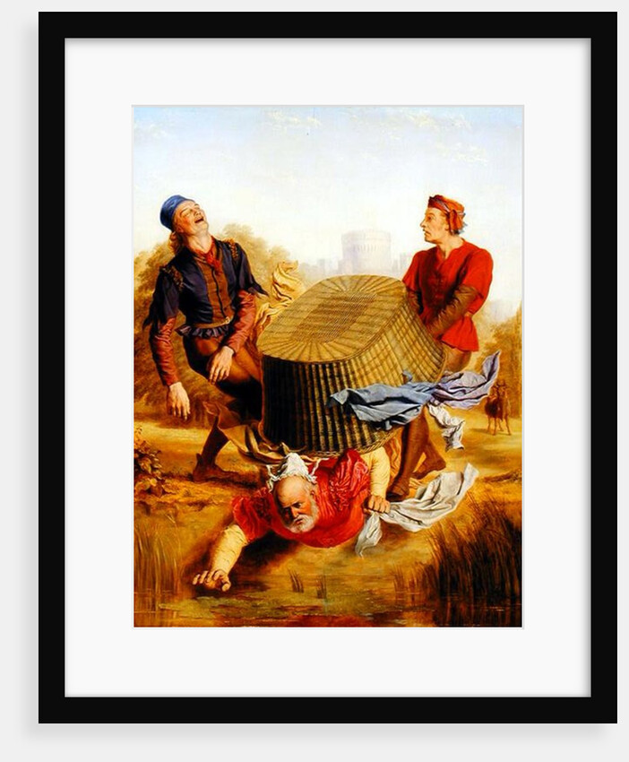 Buck Washing on Datchet Mead from 'The Merry Wives of Windsor' by William Shakespeare 1849 by John Skinner Clifton