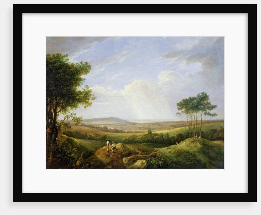 Landscape with Figures by Captain Thomas Hastings