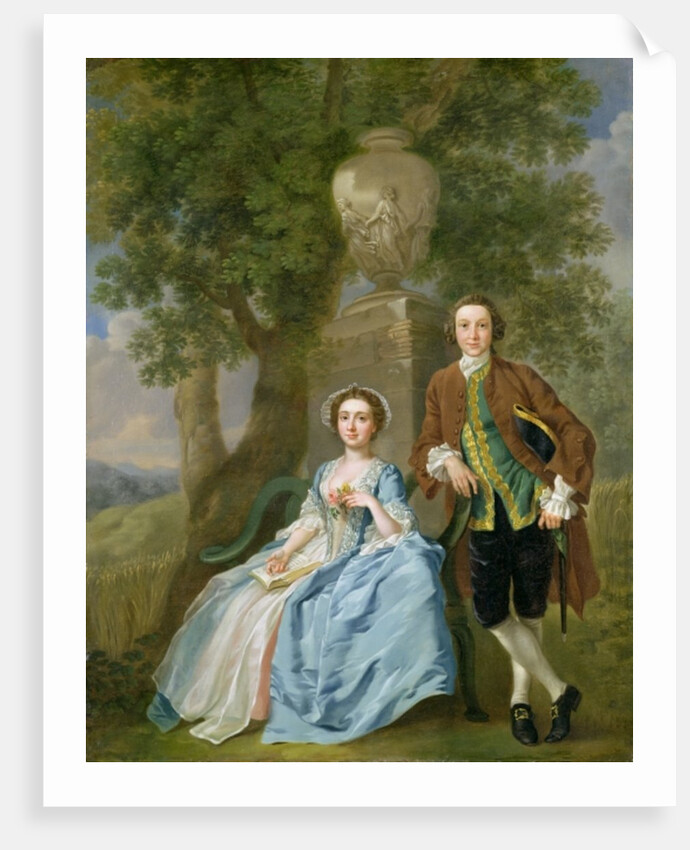 Portrait of George and Margaret Rogers, c.1748-50 by Francis Hayman