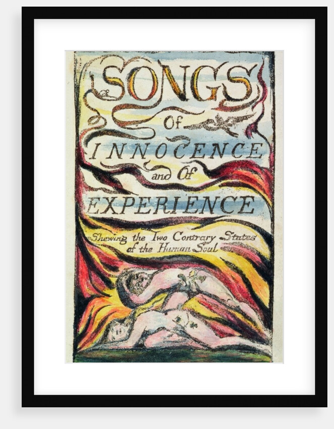 Combined Title Page from 'Songs of Innocence and of Experience' by William Blake