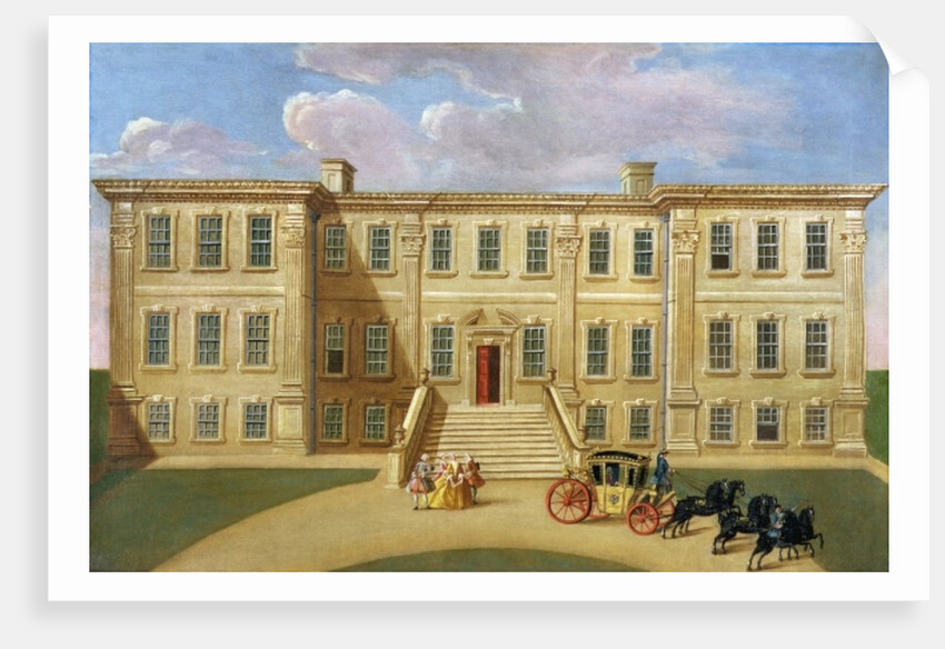 Calke Hall, Derbyshire, the Seat of Sir Henry Harpur, Baronet, c.1734 by English School