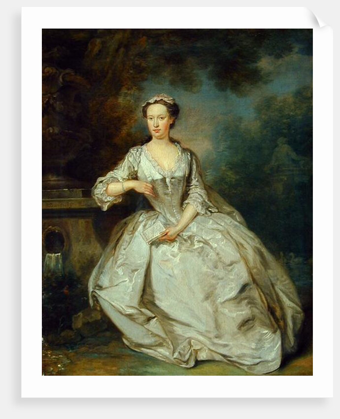 A Lady with a Book, c.1730-40 by Bartholomew Dandridge