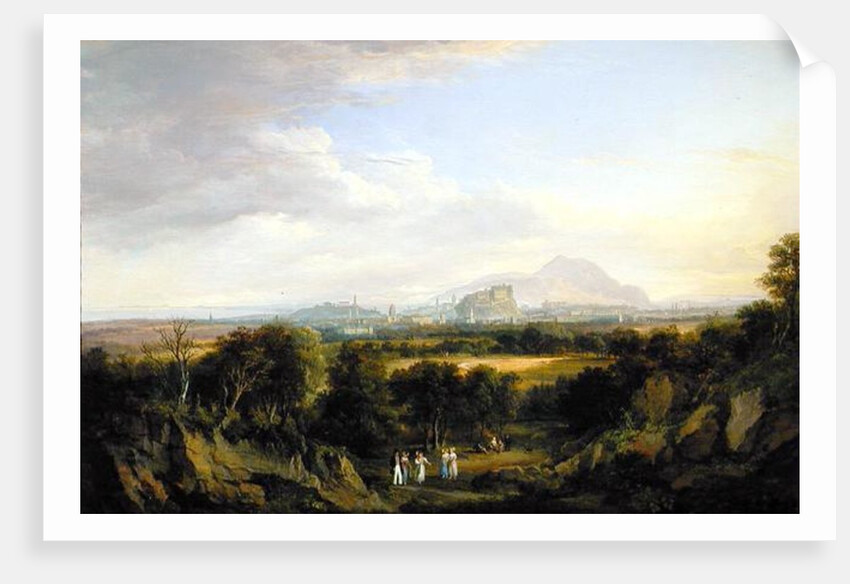 A View of Edinburgh from the West, c.1822-26 by Alexander Nasmyth