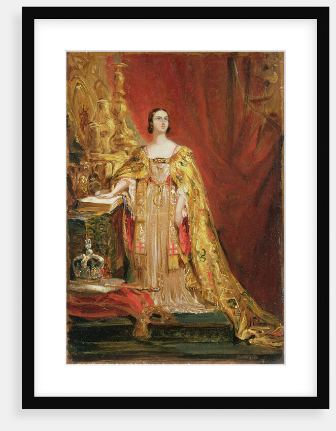 Queen Victoria Taking the Coronation Oath, 28th June 1838 by George Hayter
