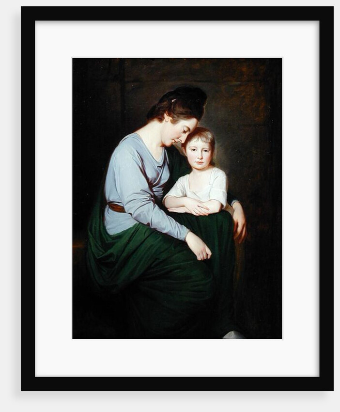 Ann Wilson with her Daughter, Sybill, c.1776-77 by George Romney