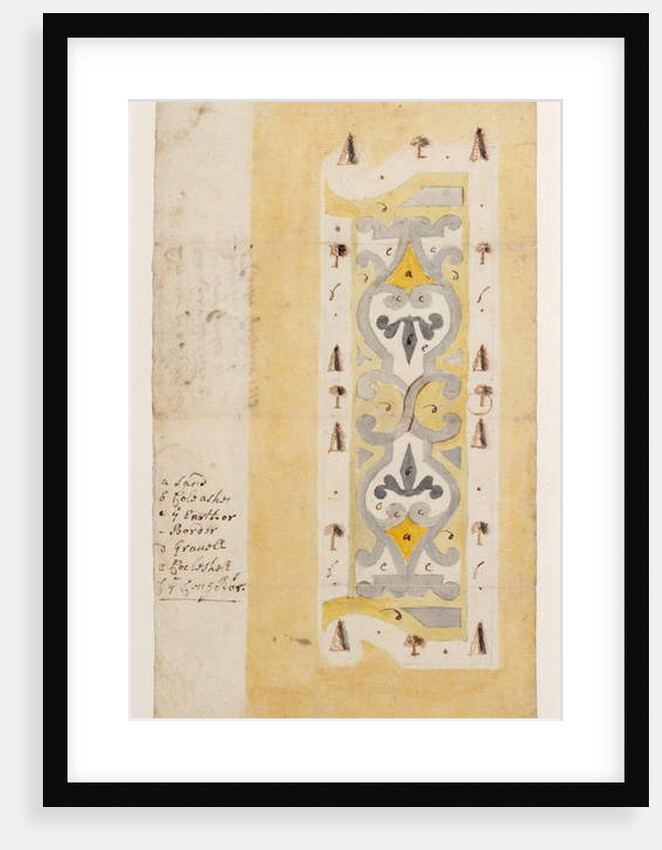 Design for a Knot Garden, Bush Hill, near Edmonton, London, 1713 by English School