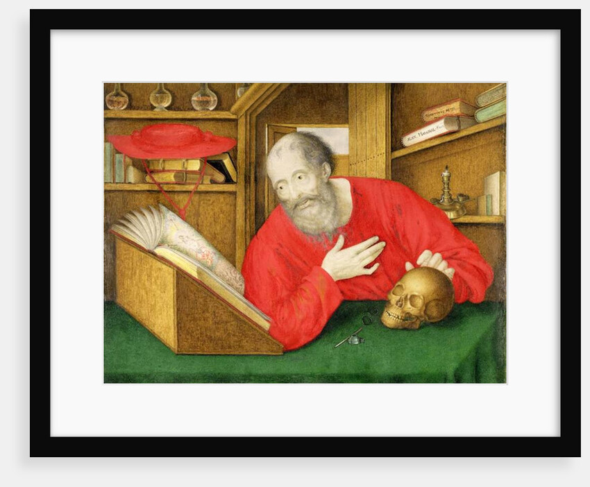 St. Jerome in his Study, 1650 by Alexander Marshal