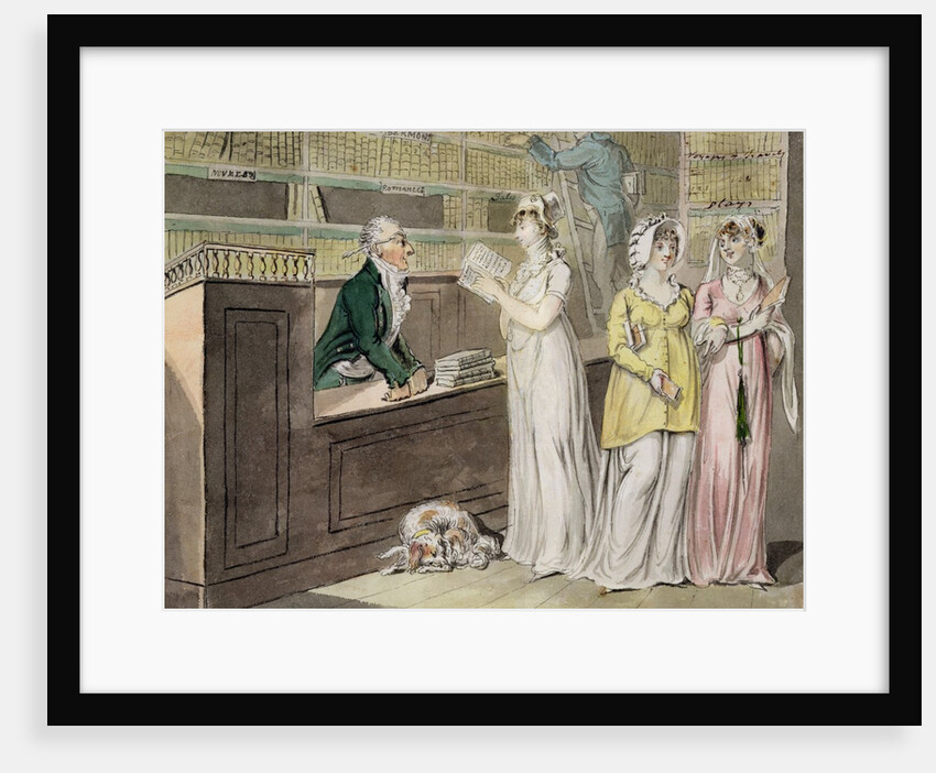 The Circulating Library by Isaac Cruikshank